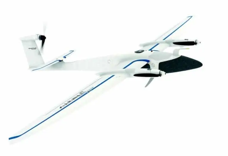 Small Hybrid VTOL UAS by Hitec