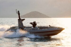 Armed USV for tactical maritime missions