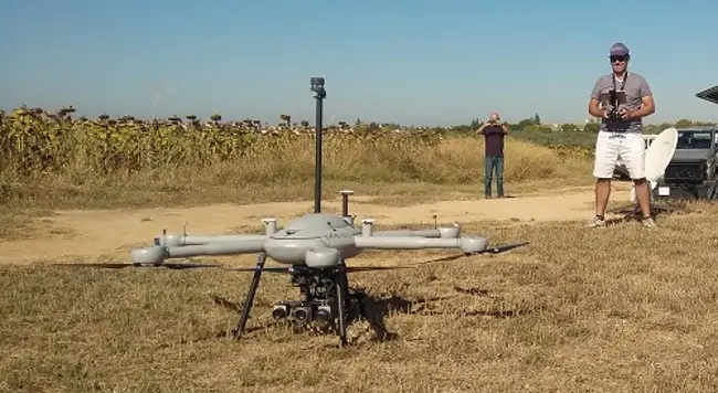 Forest fire monitoring drone with FT205 wind sensor