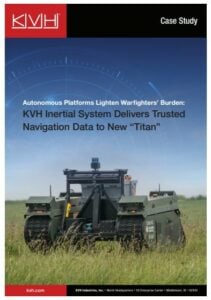 KVH inertial navigation for UGVs case study