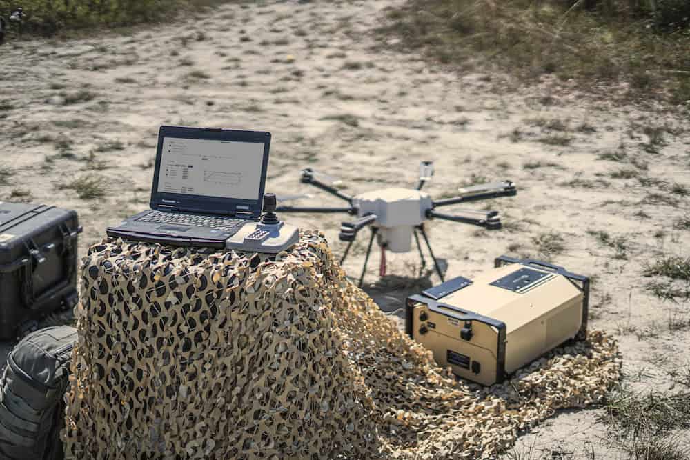 Safe-T ruggedized tethered drone station