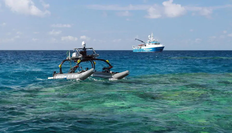 Marine Advanced Robotics WAM-V autonomous surface vehicle