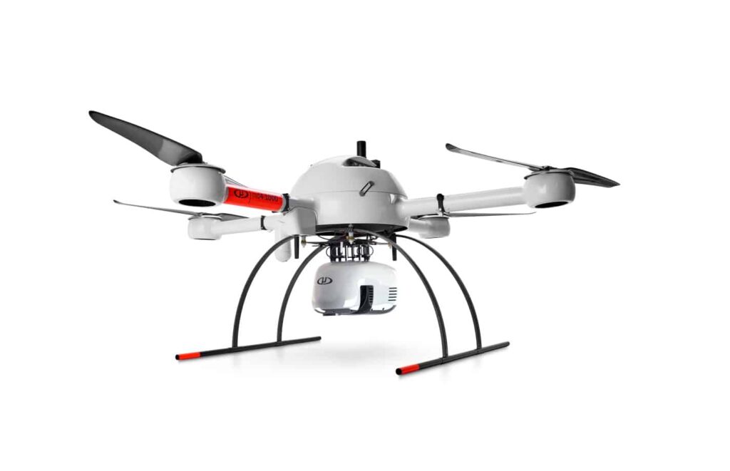 Microdrones mdLiDAR1000HR aaS UAV LiDAR system