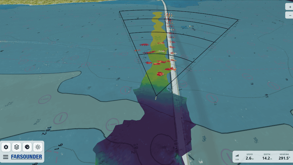 long-range forward facing sonar for USV navigation