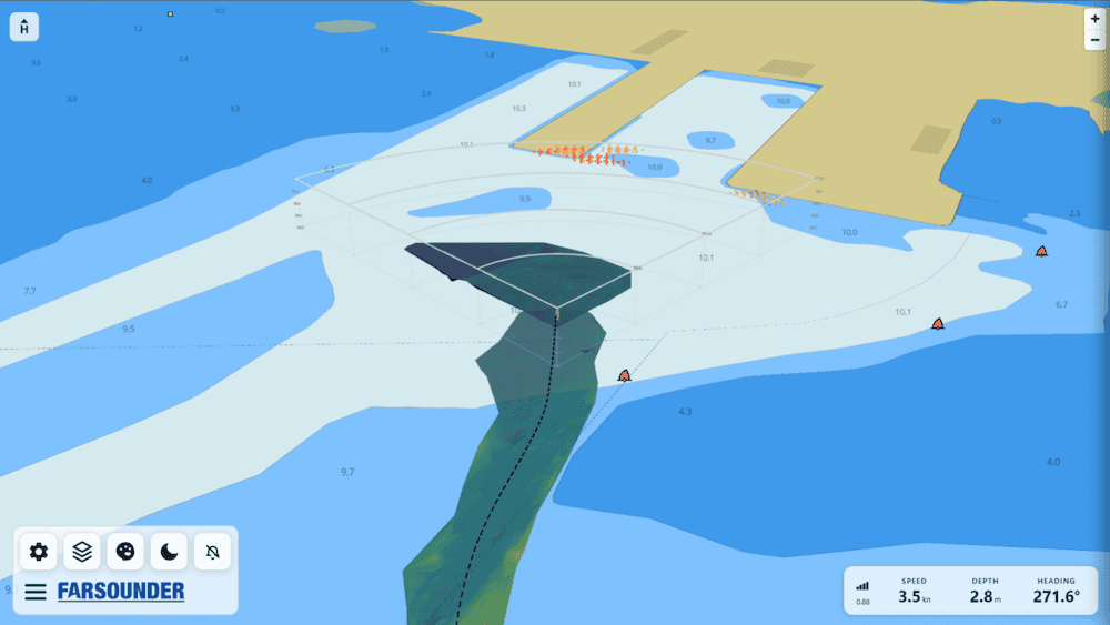 Argos 350 FLS navigation sonar for USVs