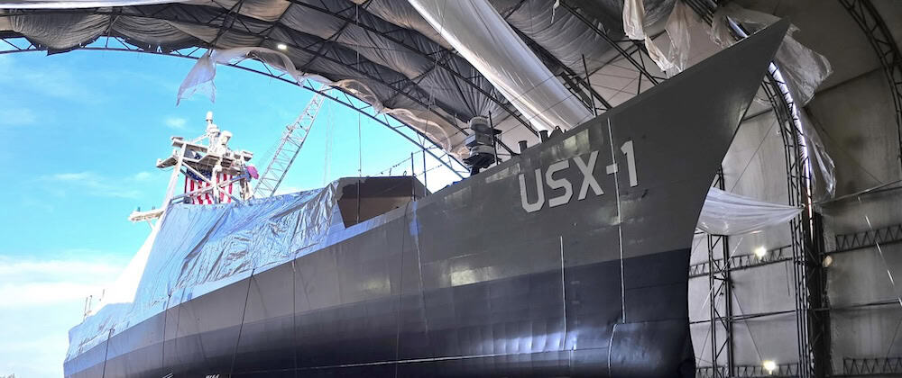 DARPA NOMARS Defiant prototype vessel featuring Argos 500 system