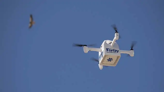 Flirtey delivery drone