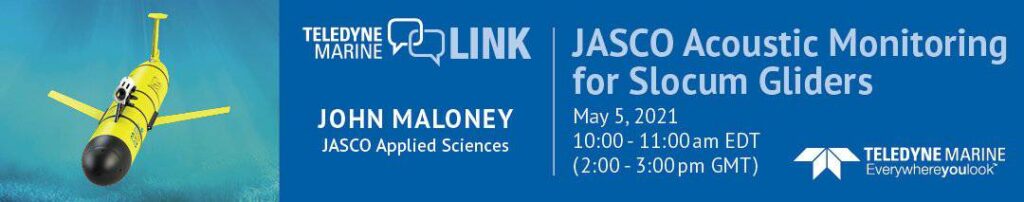 JASCO acoustic monitoring for slocum gliders