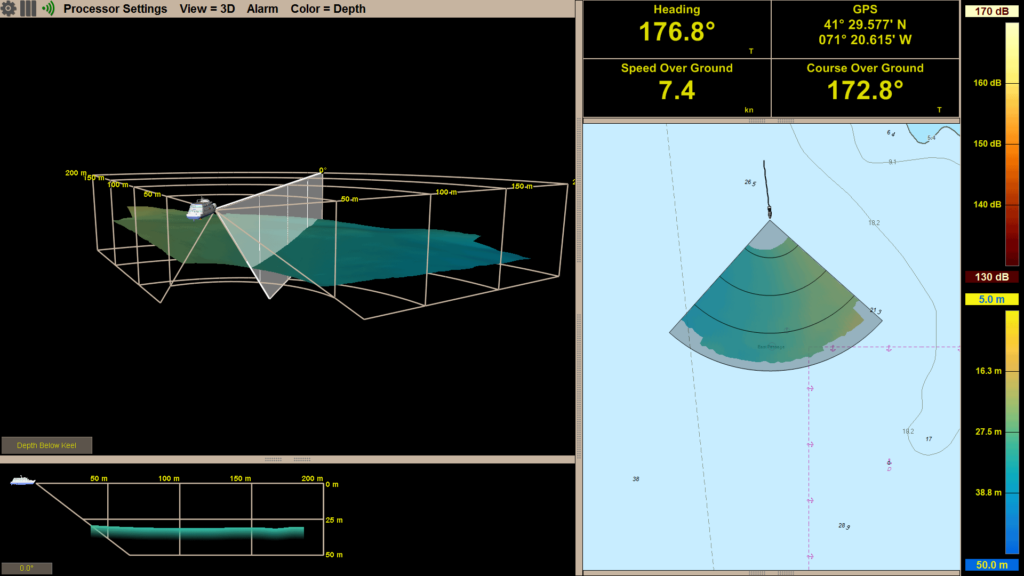 Short Range Seafloor Bottom Contour