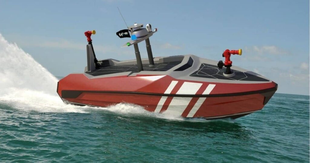Zycraft firefighting USV