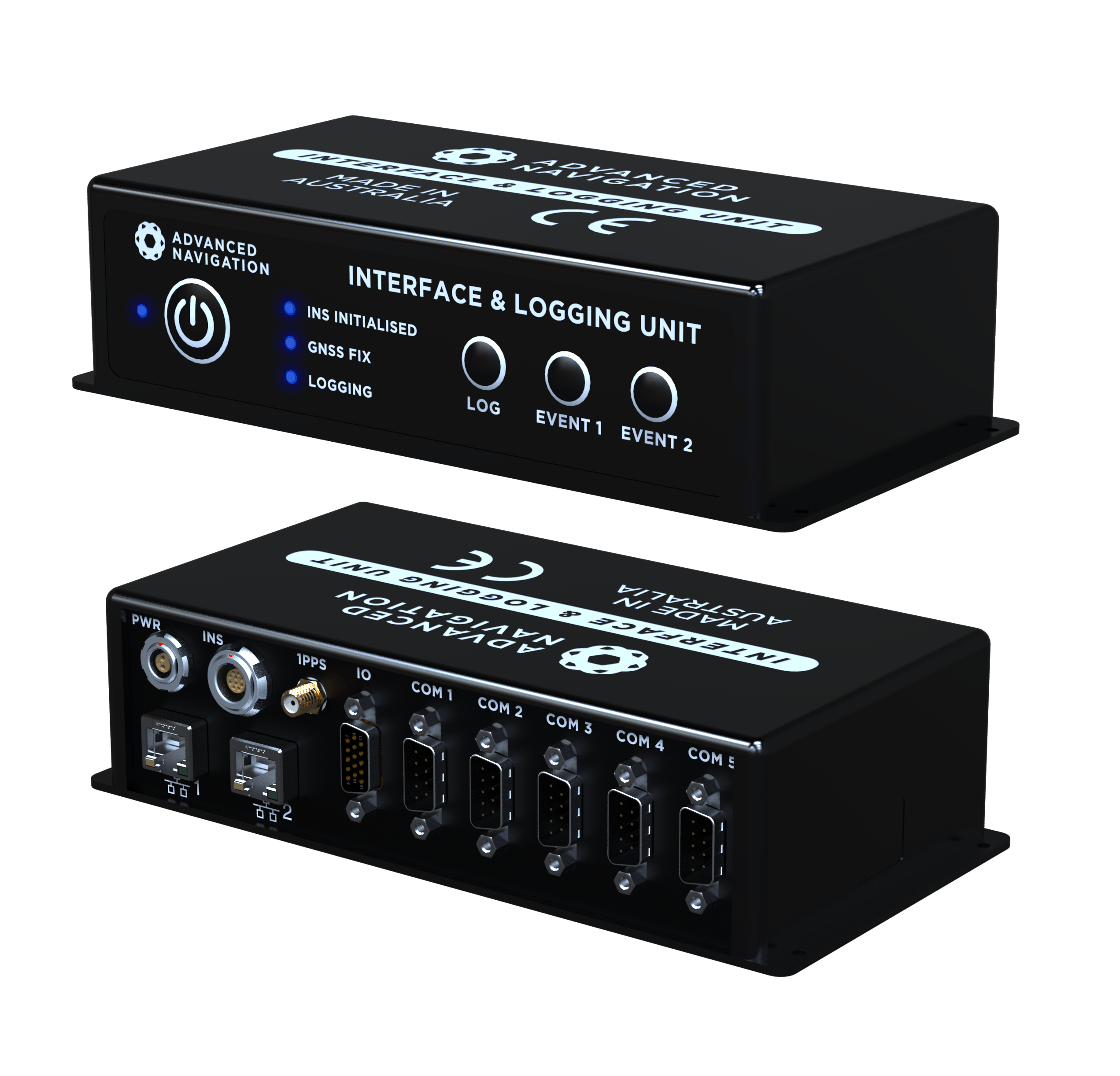 Interface & Logging Unit Data logging with web interface and time