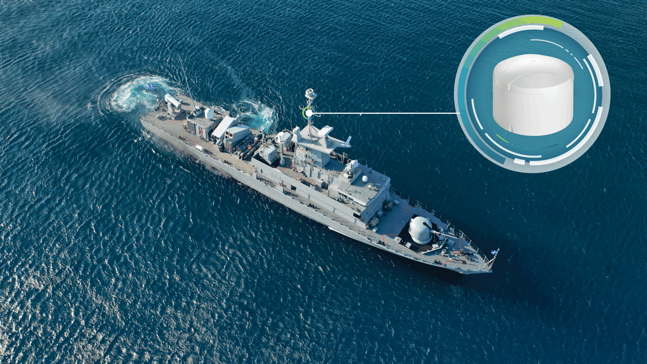 GAJT410MS AntiJam Antenna for Marine AntiJam Technology for SpaceConstrained Civilian and