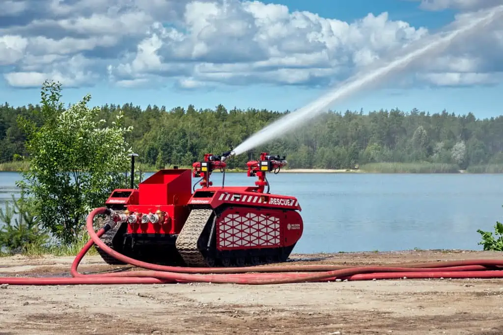 Firefighting UGV