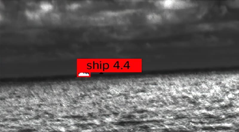 awarion maritime surveillance system - ship detections