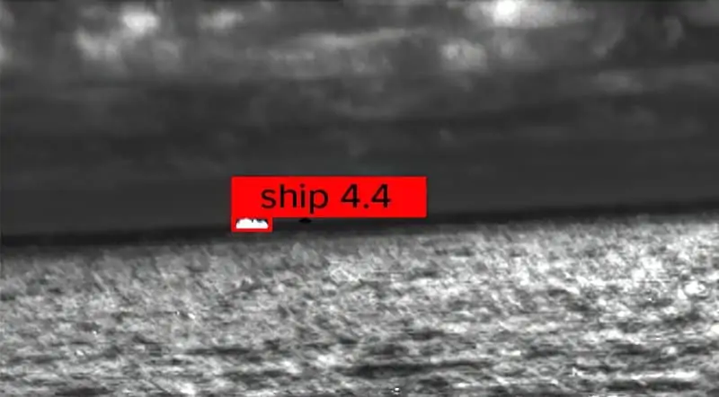 awarion maritime surveillance system - ship detections