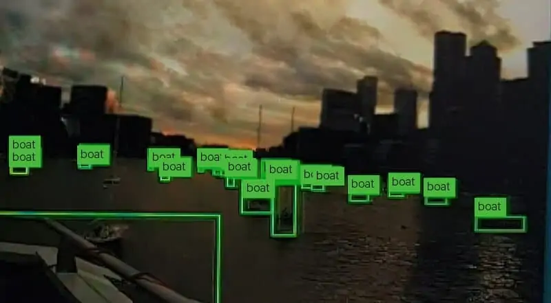 computer vision system - night detections