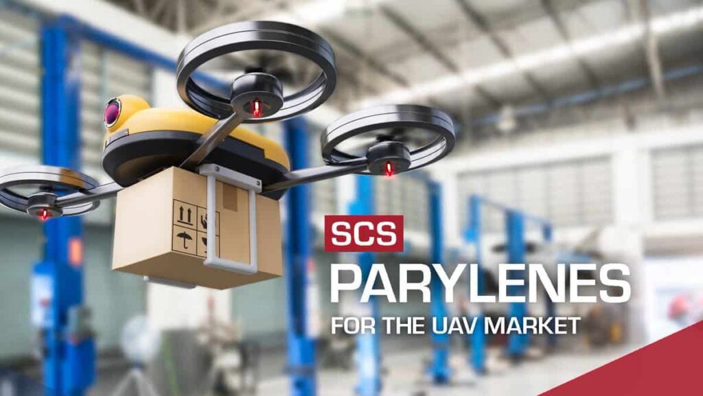 parylene coatings for uavs and drones