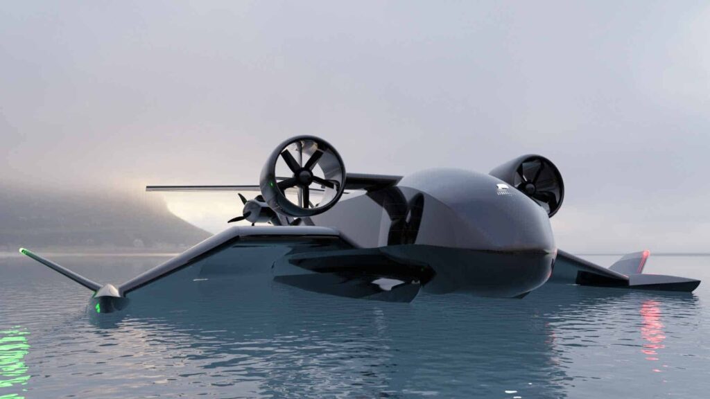 Autonomous ground-effect maritime vessel