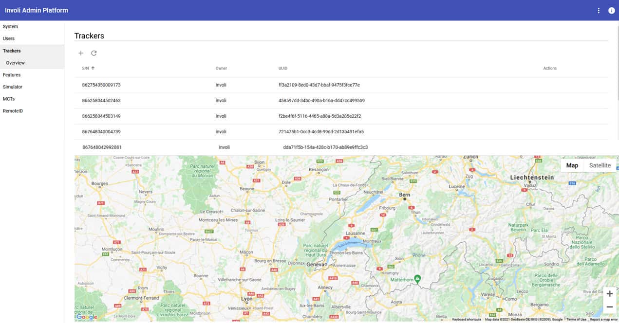 Drone tracking software