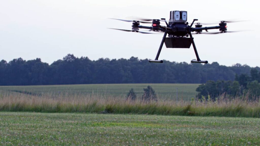 Heavy-lift drone with Auterion