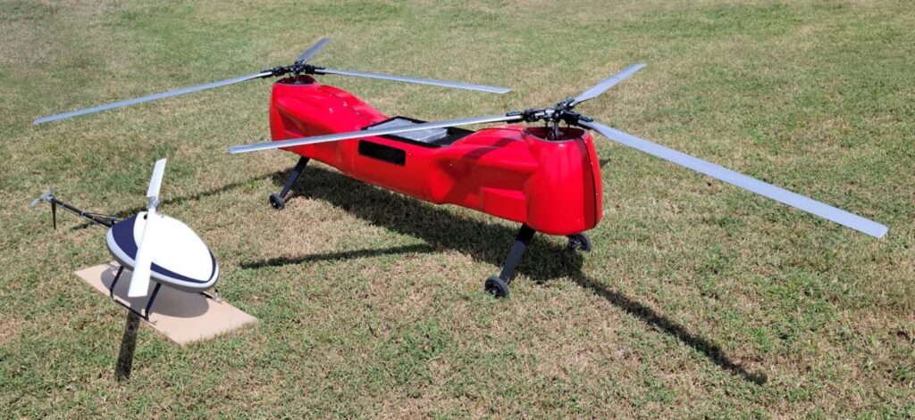 Unmanned helicopters with Sky Power UAS engines