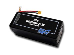 11,000 6S 22.2v lithium polymer battery pack