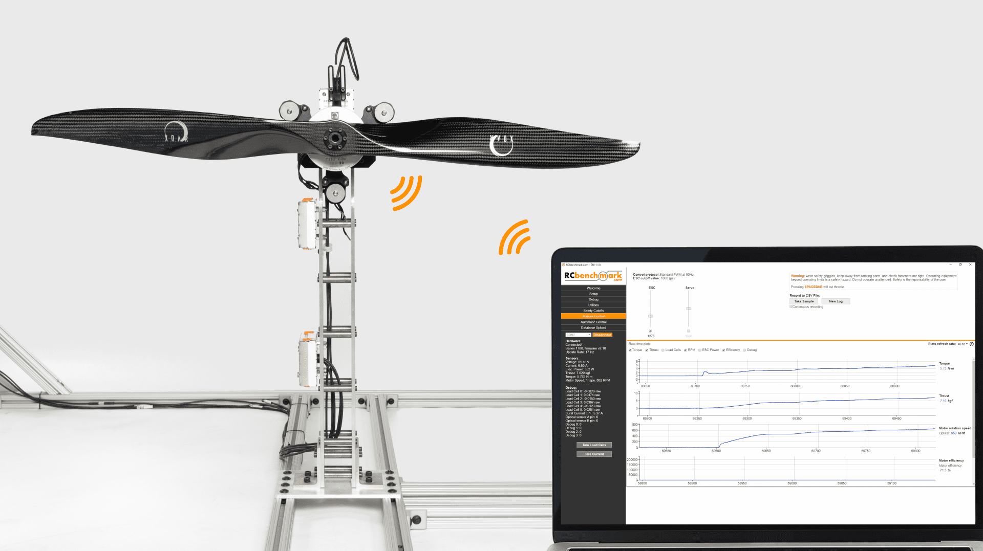 rotor testing software