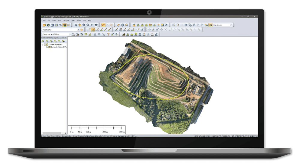 GlobalMapper geospatial data analysis