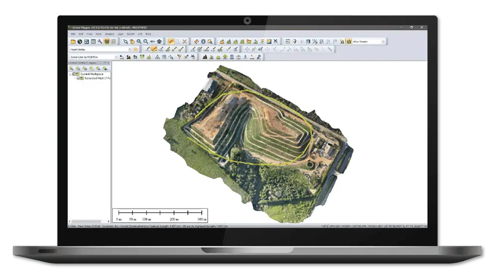 GlobalMapper geospatial data analysis