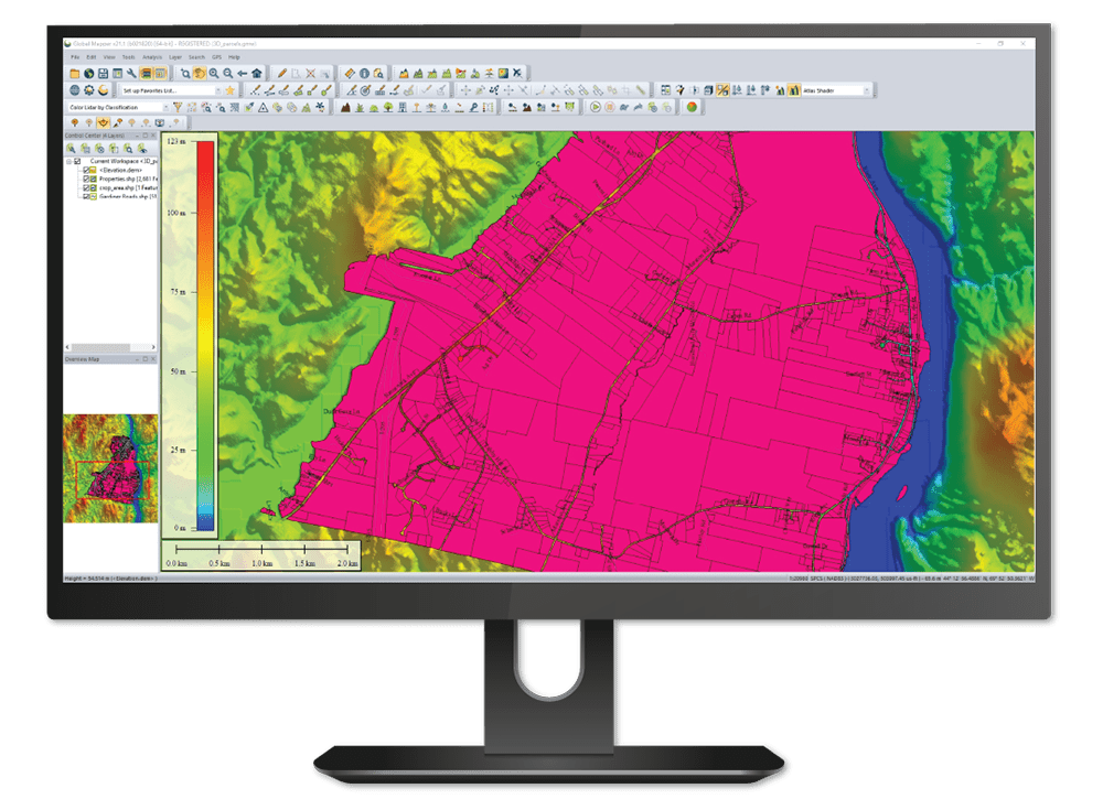 GlobalMapper point cloud processing