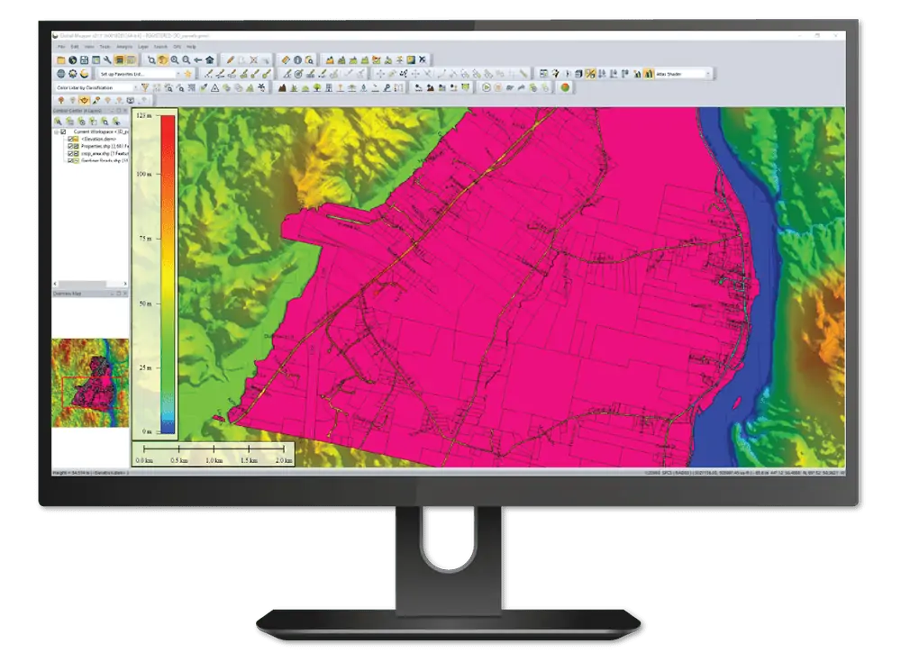 GlobalMapper point cloud processing