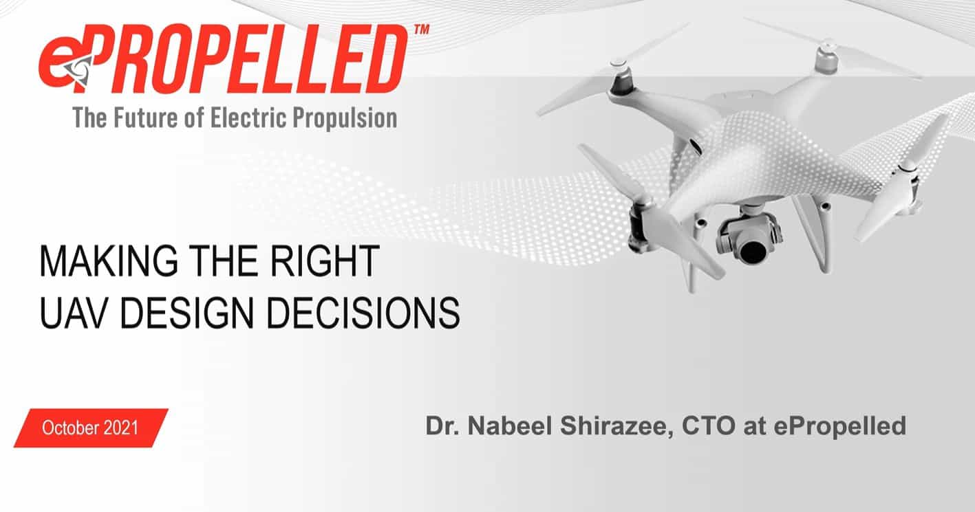 Making the Right UAV Design Decisions