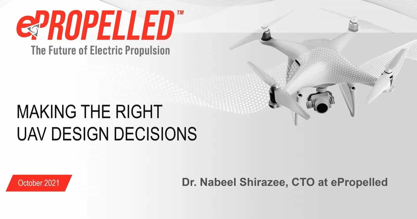 Making the Right UAV Design Decisions