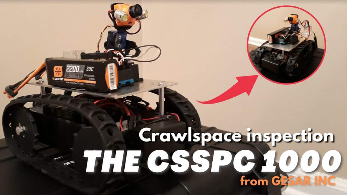 Remote Control and Autonomous Crawlspace Inspection Robot UST