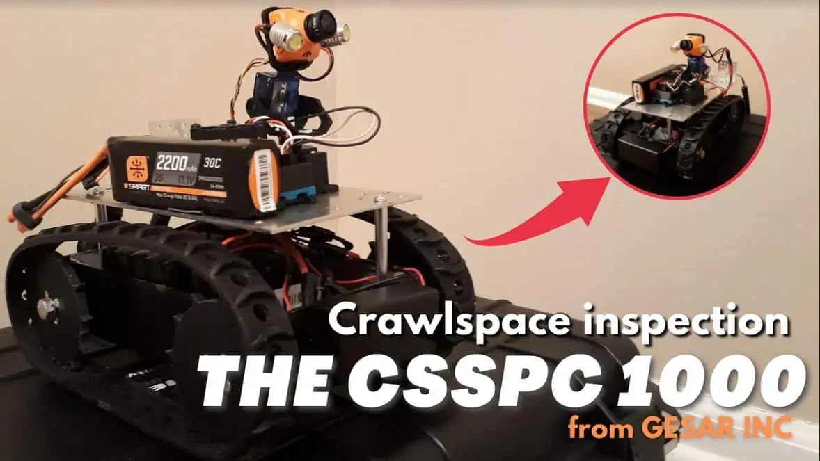 Remote Control and Autonomous Crawlspace Inspection Robot