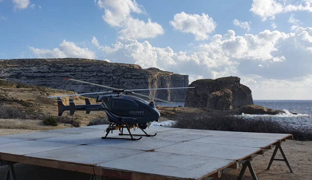 SwissDrones unmanned helicopter