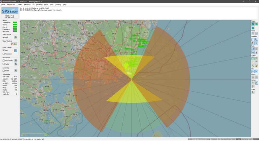 SPx Fusion Server Radar processing