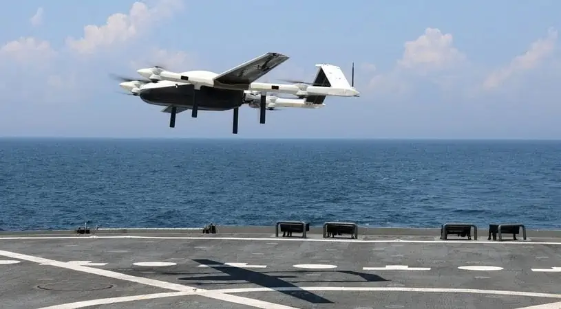 US Navy unmanned cargo drone