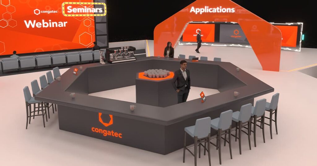 congatec virtual trade show booth