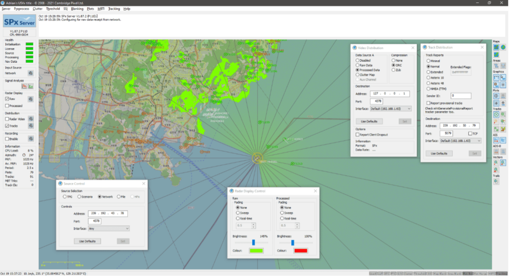 spx server Radar Tracking