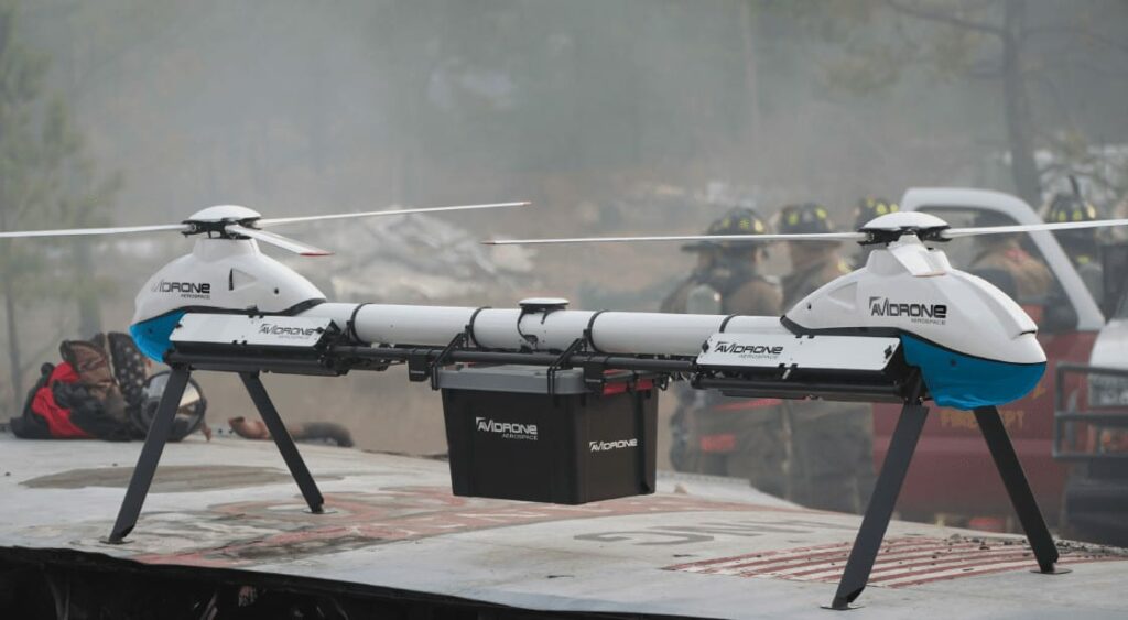 Avidrone Firefighting Drones in public safety