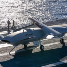 Unmanned Aerial Refueler Completes First Carrier Tests