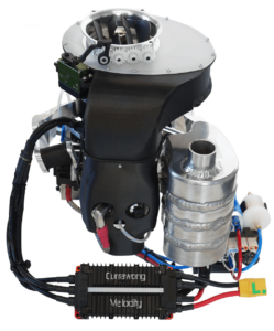 Hybrid Heavy Fuel Engine for Drones