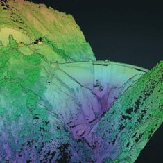 Lidar survery of Dam