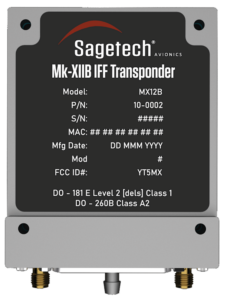 Transponder IFF MX12B Modo 5