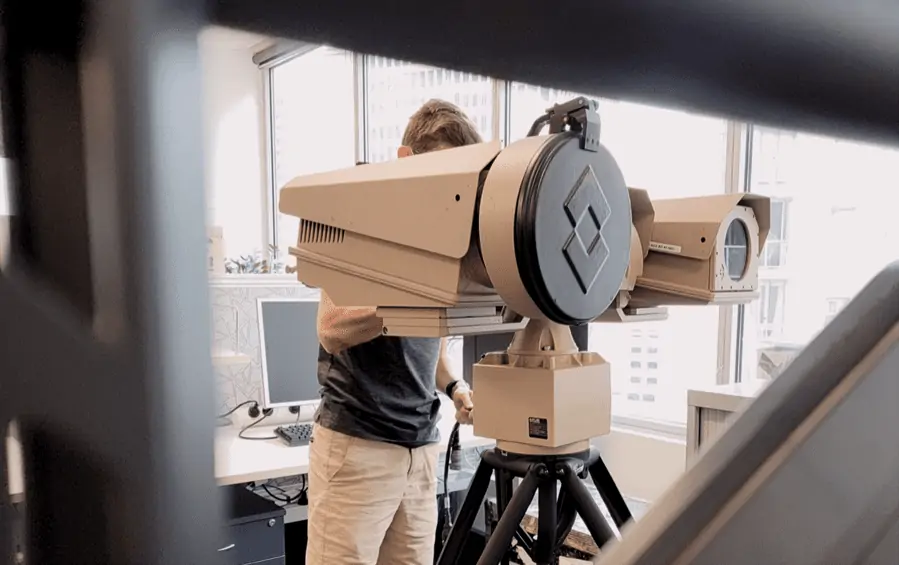 Teledyne FLIR thermal image sensor at a DroneShield facility