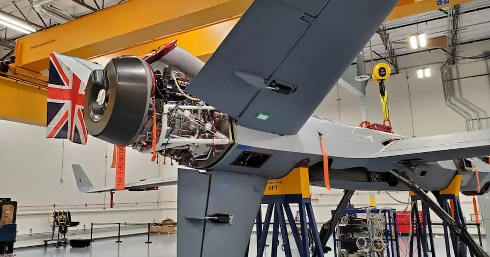 First VTail Installed on MQ9B SkyGuardian for UK RAF UST