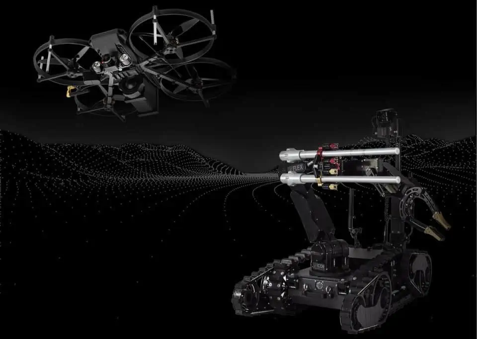 Combined UAV and UGV solution for first responders