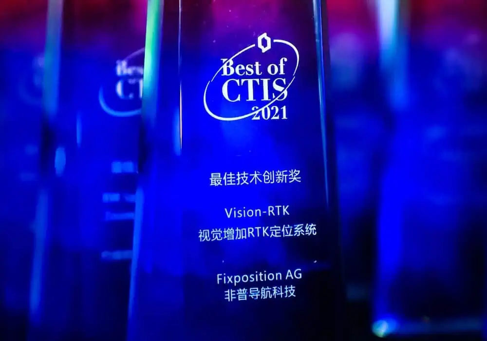 Fixposition CTIS Award for Vision-RTK