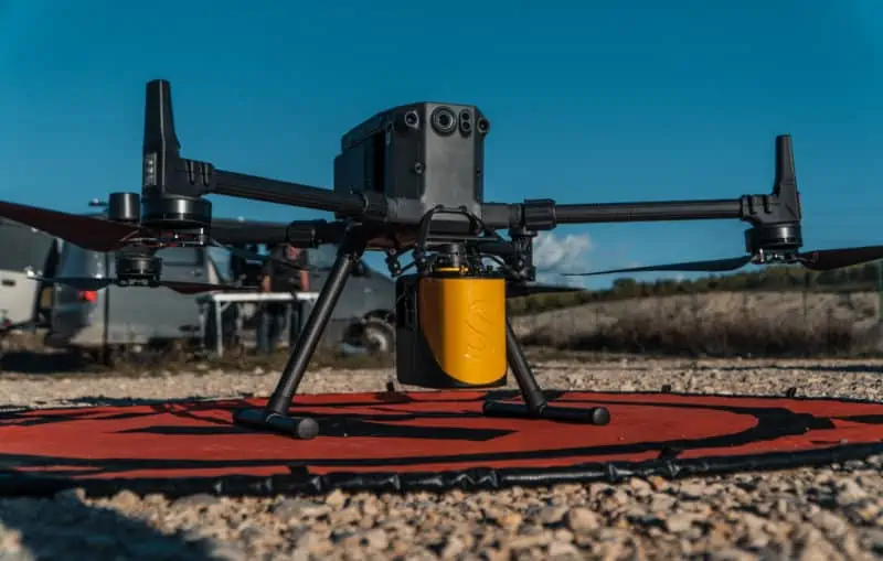 YellowScan UAV LiDAR system with Fischer connectors